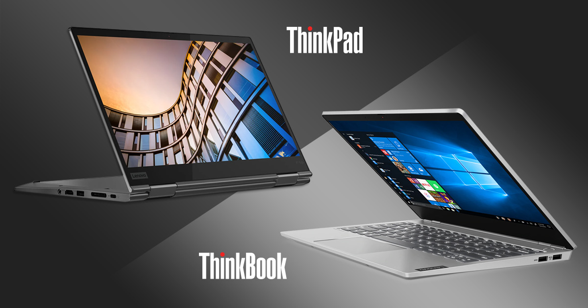 Business Laptops Compared: Lenovo ThinkPad vs ThinkBook | WBM Technologies  Inc