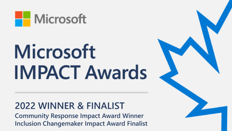 WBM Technologies Wins Community Response 2022 IMPACT Award from Microsoft Canada